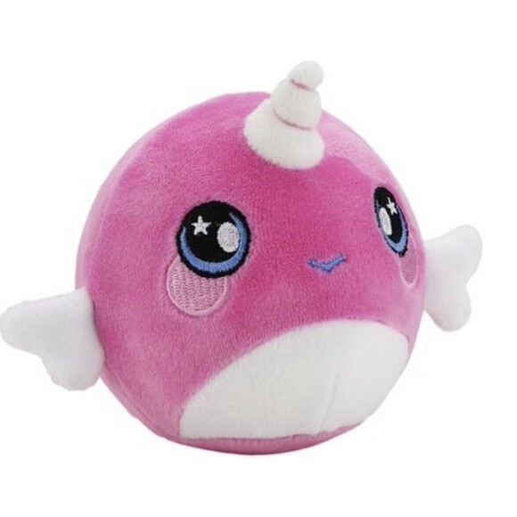 Squeezamals #5 Plush Series 2 Scented Slow Rise Ellie Narwhal Beatrice Sam Shark - Picture 6 of 8